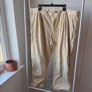 Rowing Blazers Beige Corduroy Pants